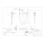 TOTO CS232BM+SH233BA+TCF4724AK ピュアレストQR+アプリコットF2A 取扱説明書 商品図面 施工説明書 ピュアレストQR+アプリコットF2A 商品図面1